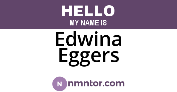 Edwina Eggers