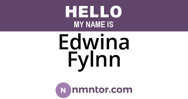 Edwina Fylnn