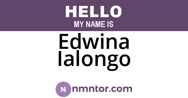 Edwina Ialongo