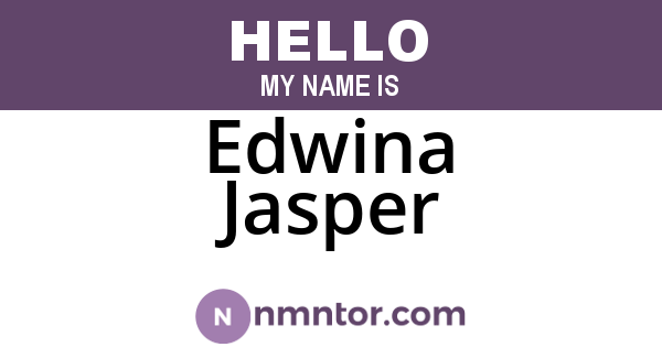 Edwina Jasper
