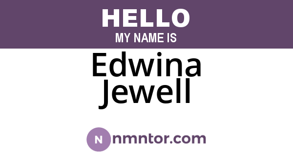 Edwina Jewell