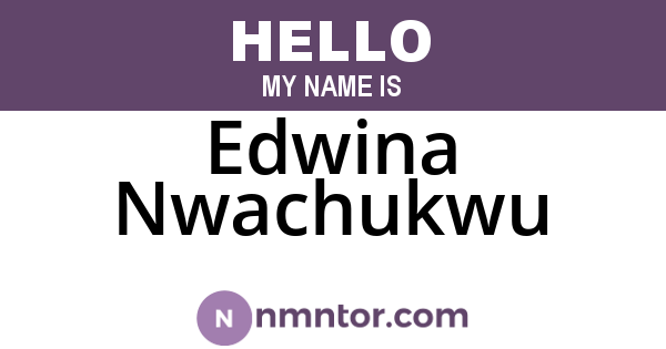 Edwina Nwachukwu