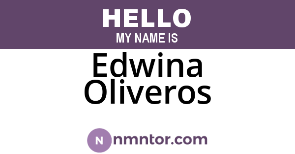 Edwina Oliveros