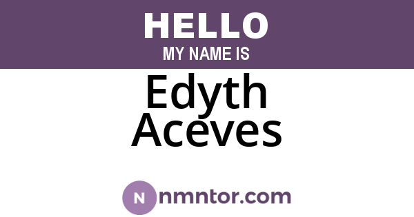 Edyth Aceves