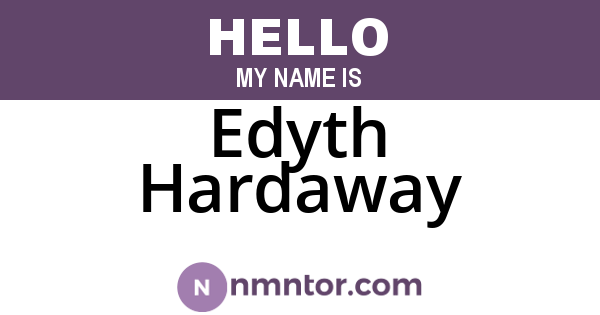 Edyth Hardaway