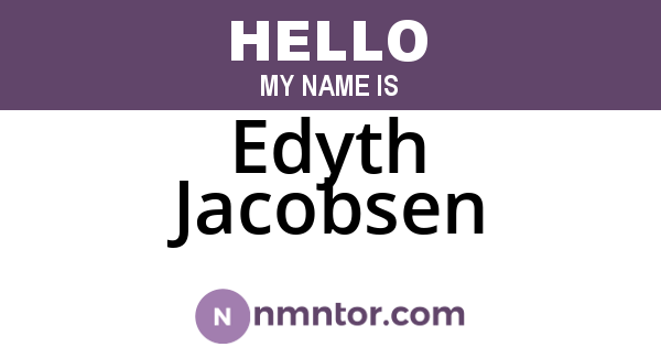 Edyth Jacobsen