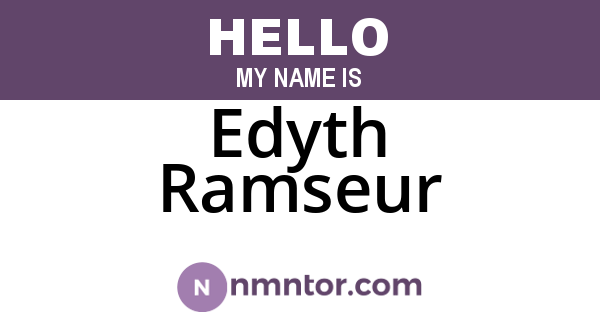 Edyth Ramseur