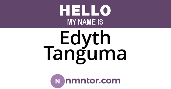 Edyth Tanguma
