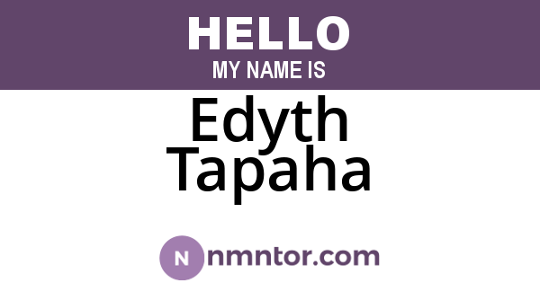 Edyth Tapaha