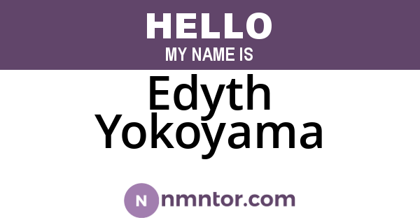 Edyth Yokoyama