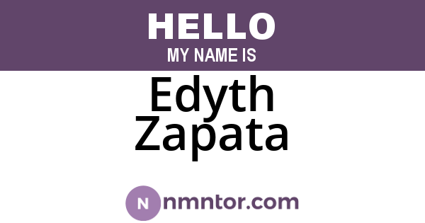 Edyth Zapata