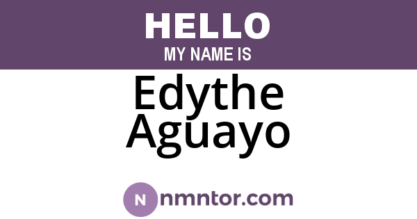 Edythe Aguayo