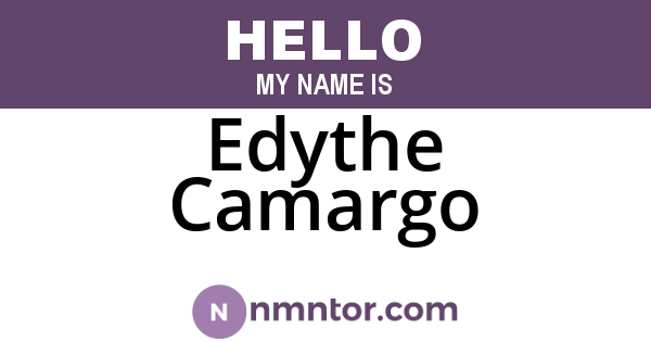 Edythe Camargo