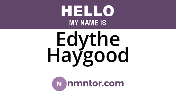 Edythe Haygood