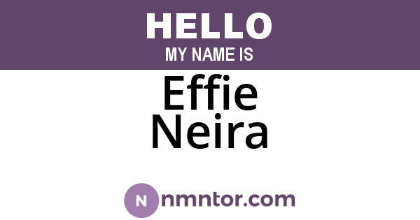 Effie Neira