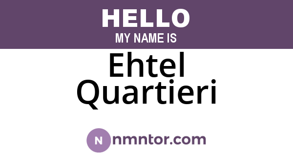 Ehtel Quartieri