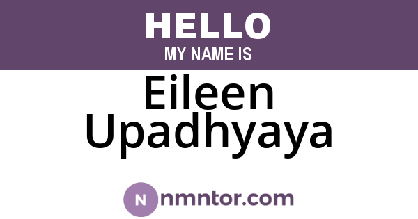 Eileen Upadhyaya