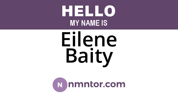 Eilene Baity