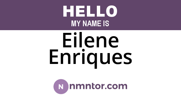 Eilene Enriques