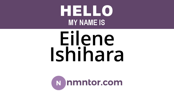 Eilene Ishihara