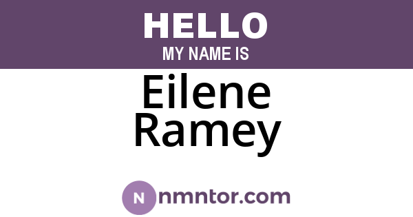 Eilene Ramey