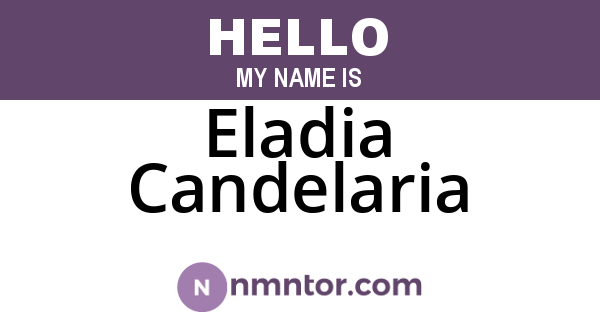 Eladia Candelaria