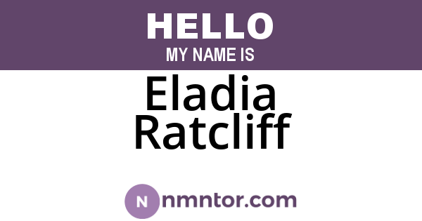 Eladia Ratcliff