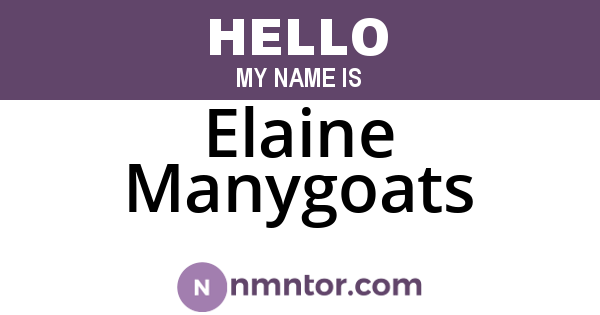 Elaine Manygoats