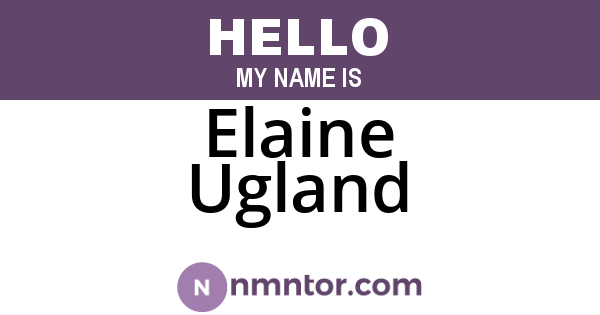 Elaine Ugland