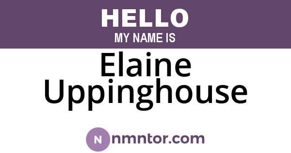 Elaine Uppinghouse