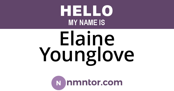 Elaine Younglove
