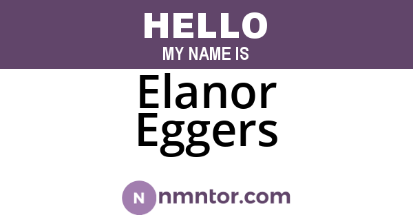 Elanor Eggers