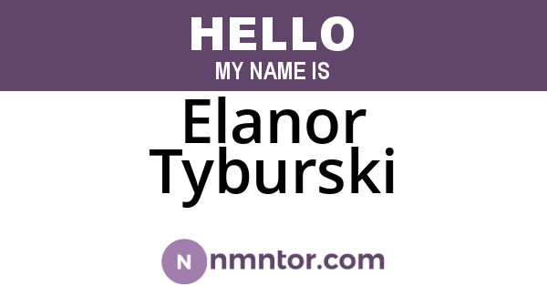 Elanor Tyburski