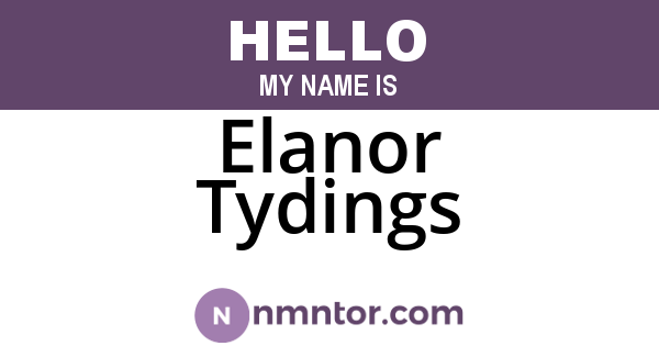 Elanor Tydings