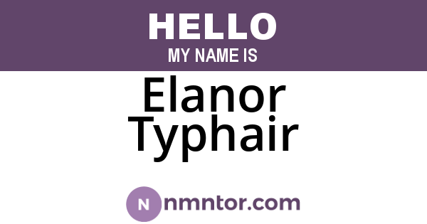Elanor Typhair