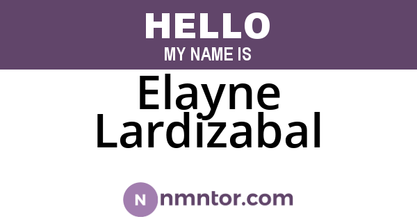 Elayne Lardizabal