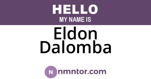 Eldon Dalomba