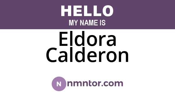 Eldora Calderon