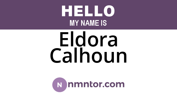 Eldora Calhoun