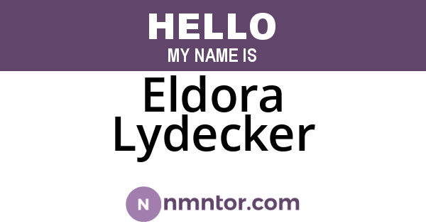 Eldora Lydecker