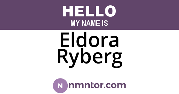 Eldora Ryberg
