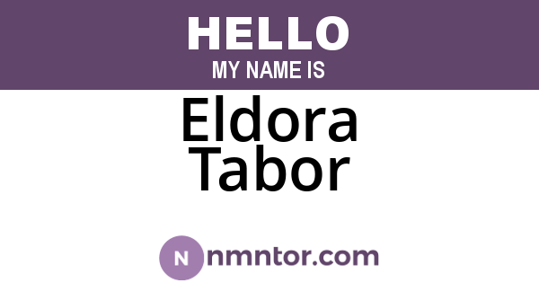Eldora Tabor