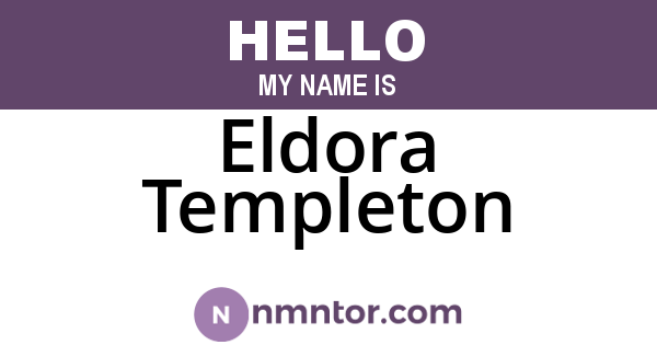 Eldora Templeton