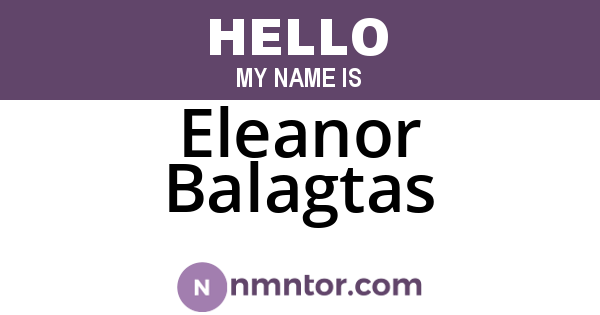 Eleanor Balagtas