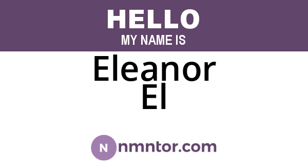 Eleanor El