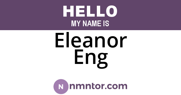 Eleanor Eng