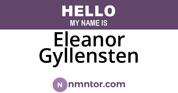 Eleanor Gyllensten
