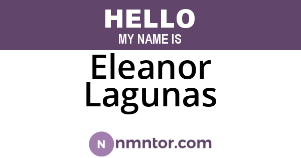 Eleanor Lagunas