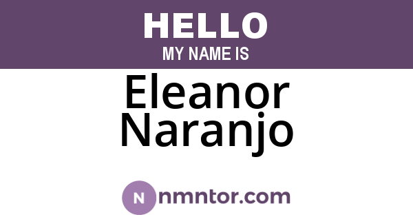 Eleanor Naranjo