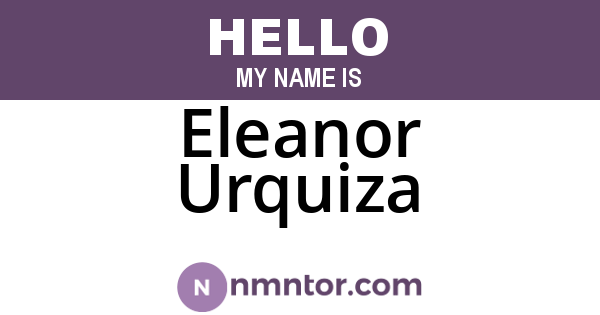 Eleanor Urquiza